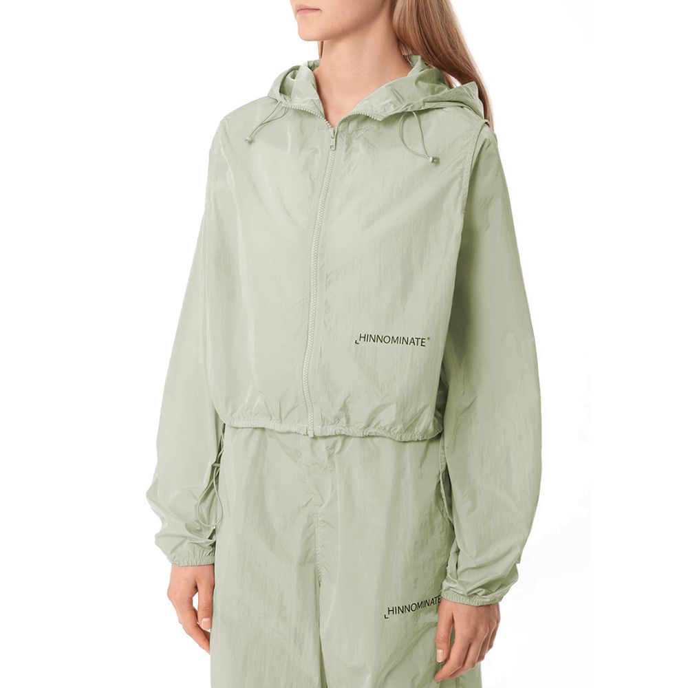 HINNOMINATE Green Nylon Jackets & Coat