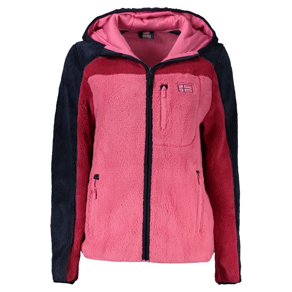 Geographical Norway Pink Polyester Women Jacket