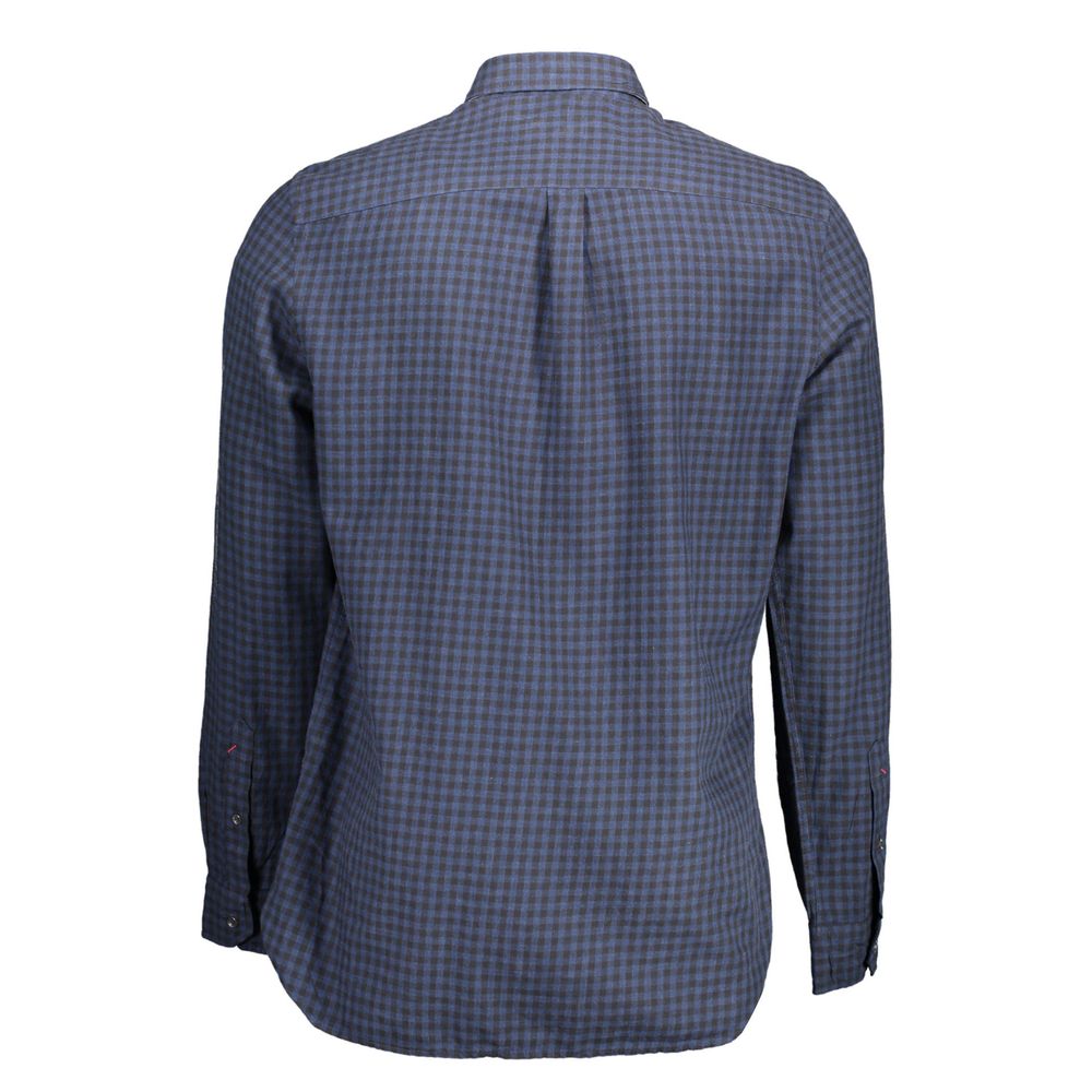 U.S. Polo Assn. Blue Cotton Men Shirt