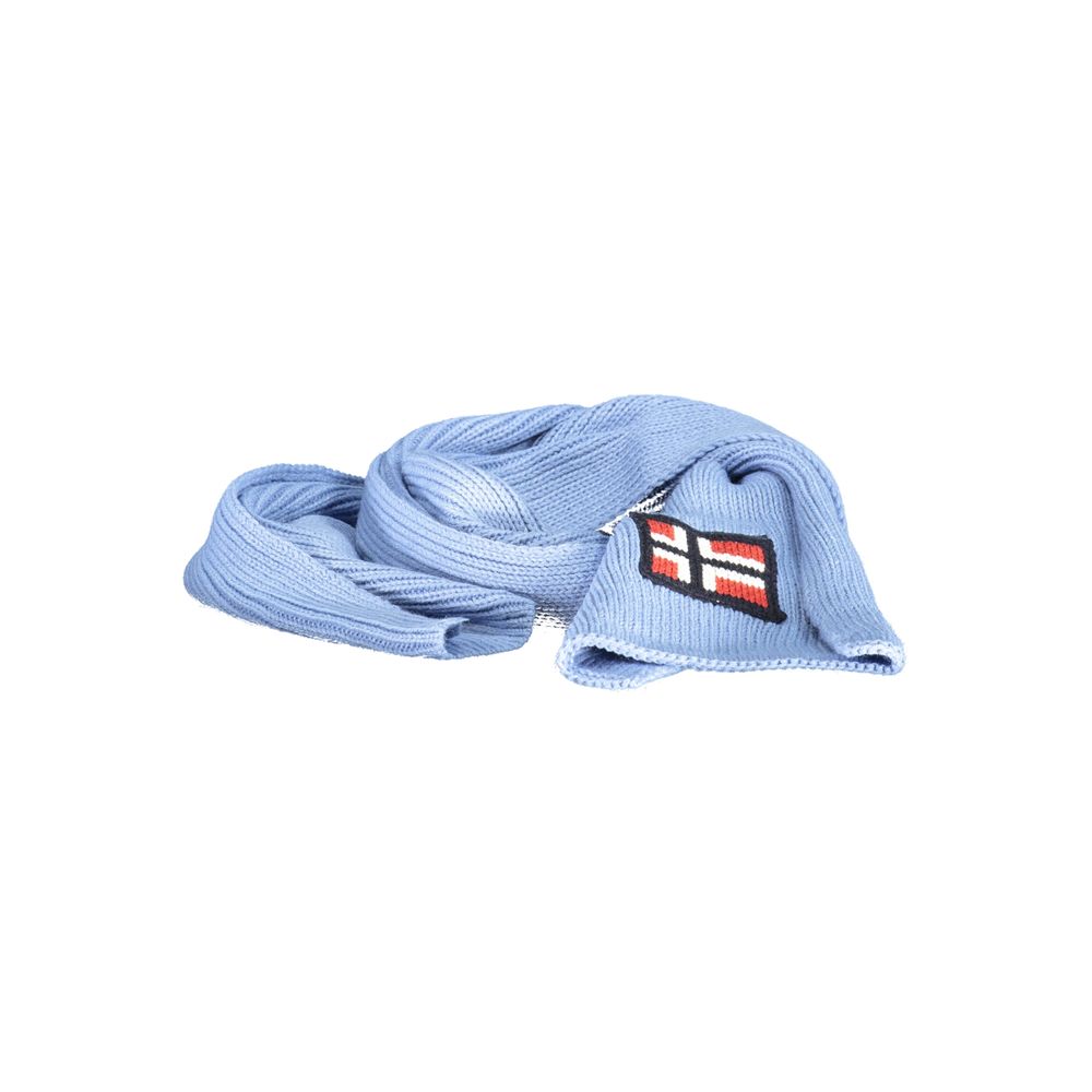 Geographical Norway Blue Marabou Scarf