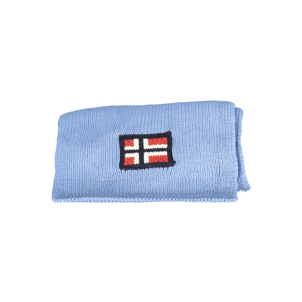 Geographical Norway Blue Marabou Scarf