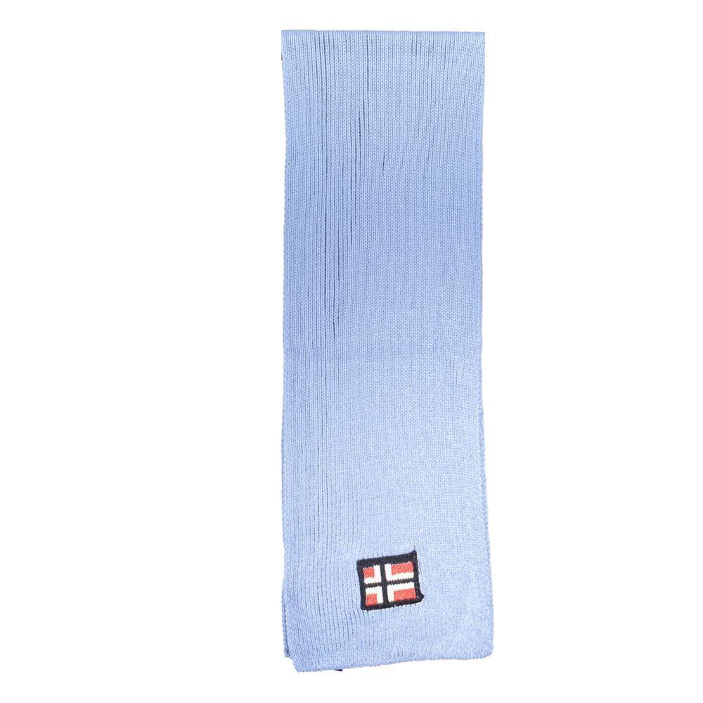 Geographical Norway Blue Marabou Scarf