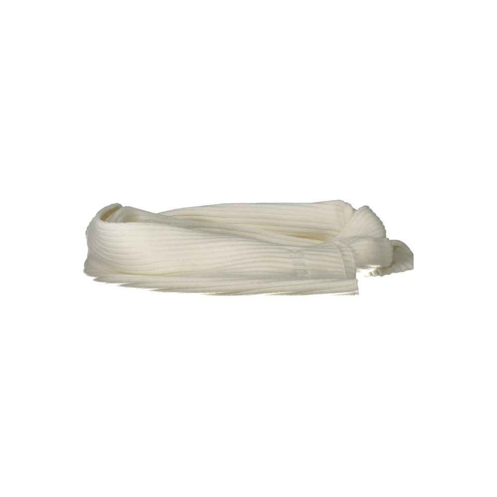 Guess Shoes White Polyester Scarf