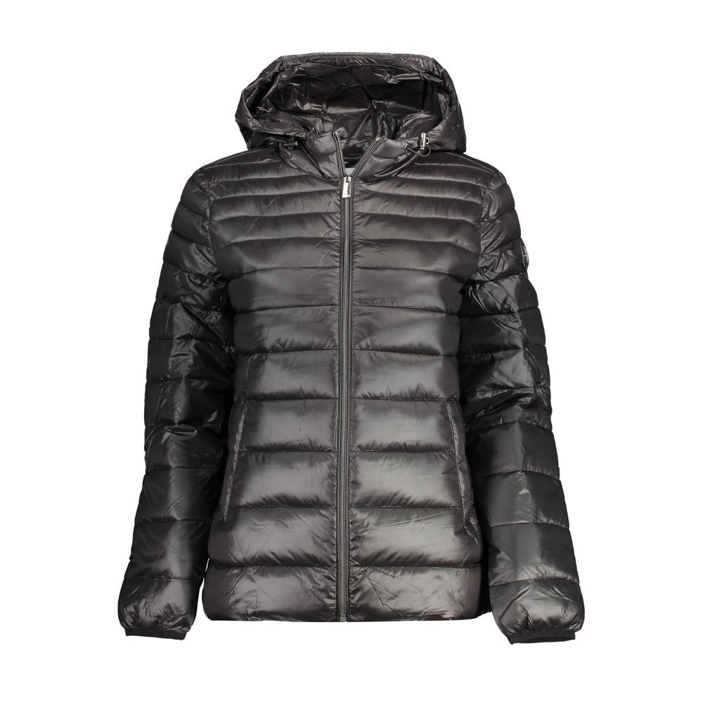 U.S. Polo Assn. Black Nylon Jackets & Coat