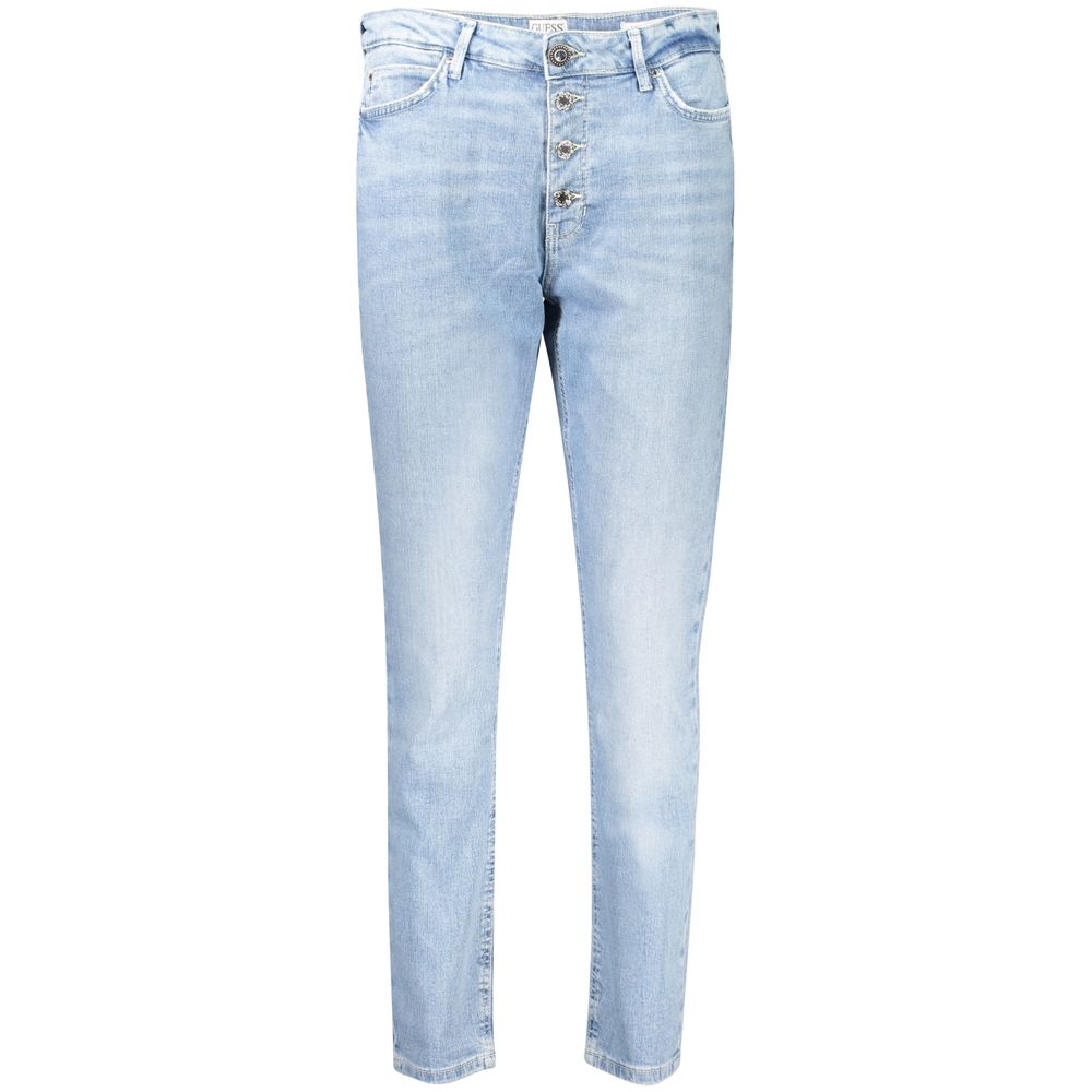 Guess Shoes Blue Cotton Jeans & Pant