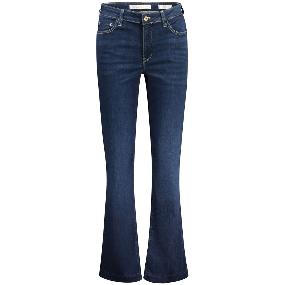 Guess Shoes Blue Cotton Jeans Denim