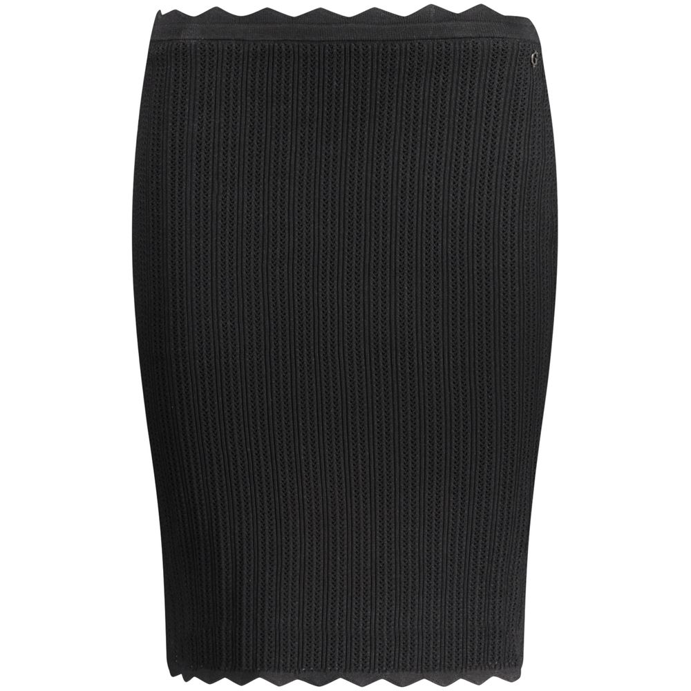 Guess Shoes Black Viscose Skirt
