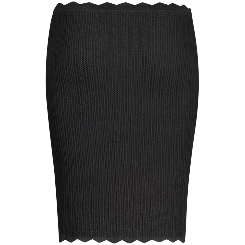 Guess Shoes Black Viscose Skirt