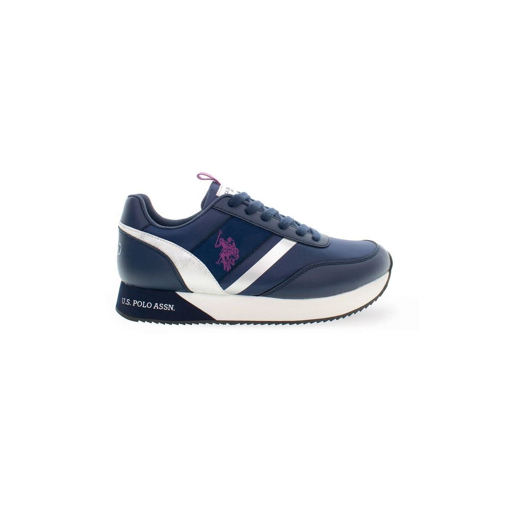 U.S. Polo Assn. Blue Polyester Sneaker