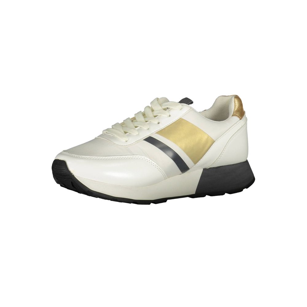 U.S. Polo Assn. White Polyester Sneaker