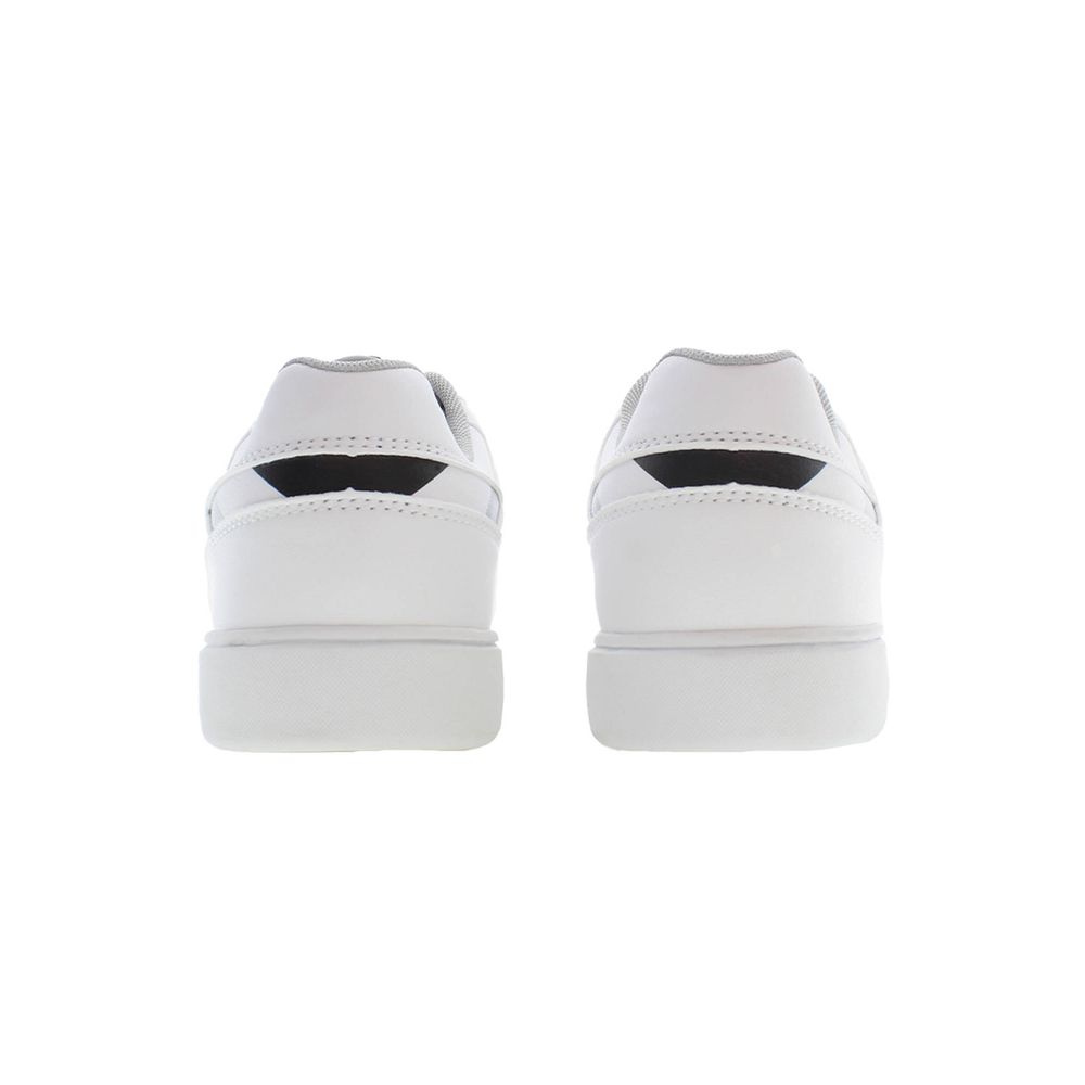 U.S. Polo Assn. White Polyester Sneaker