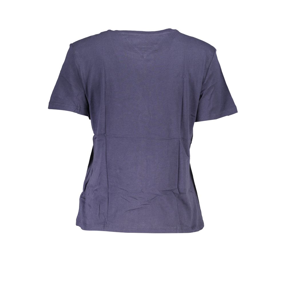 Tommy Hilfiger Blue Cotton Tops & T-Shirt