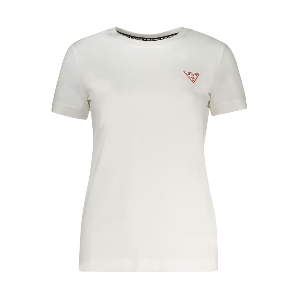 Guess Shoes White Cotton Tops & T-Shirt