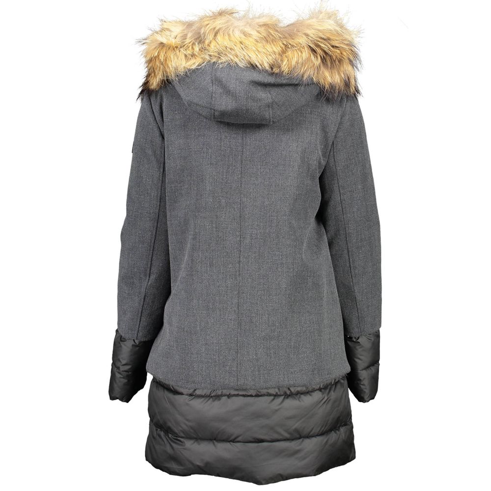 Zee Lane Gray Polyester Jackets & Coat
