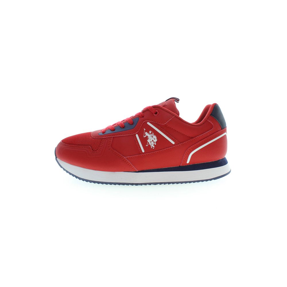 U.S. Polo Assn. Red Polyester Sneaker