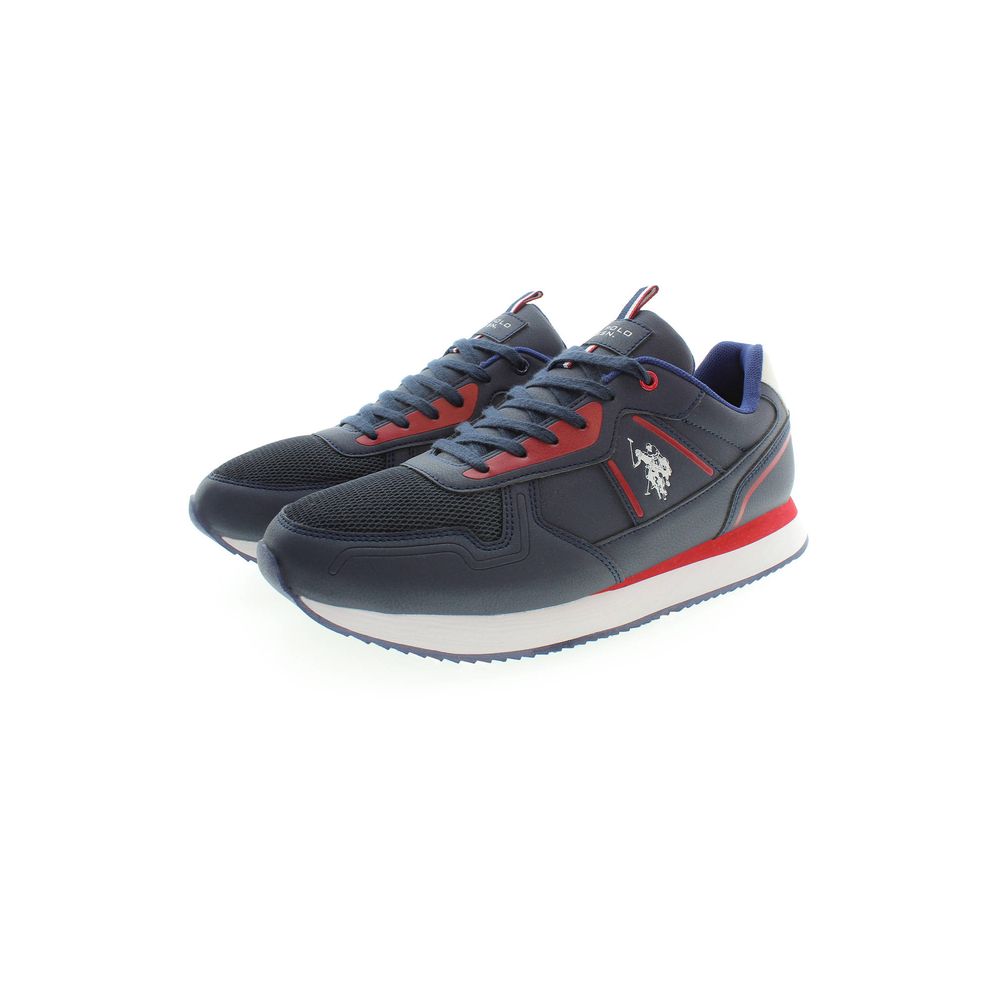 U.S. Polo Assn. Blue Polyester Sneaker