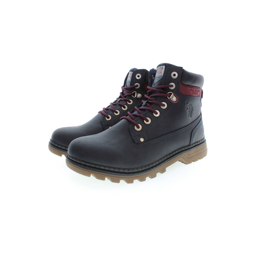 U.S. Polo Assn. Blue Polyester Boot