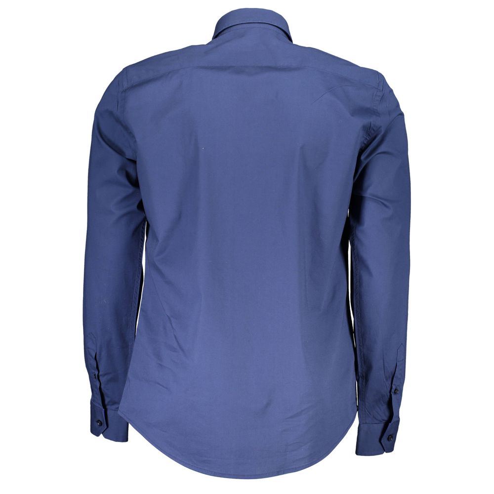 Harmont & Blaine Blue Cotton Shirt