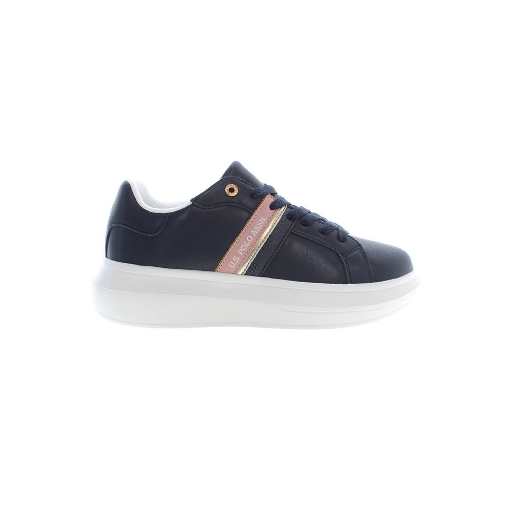 U.S. Polo Assn. Blue Polyester Sneaker