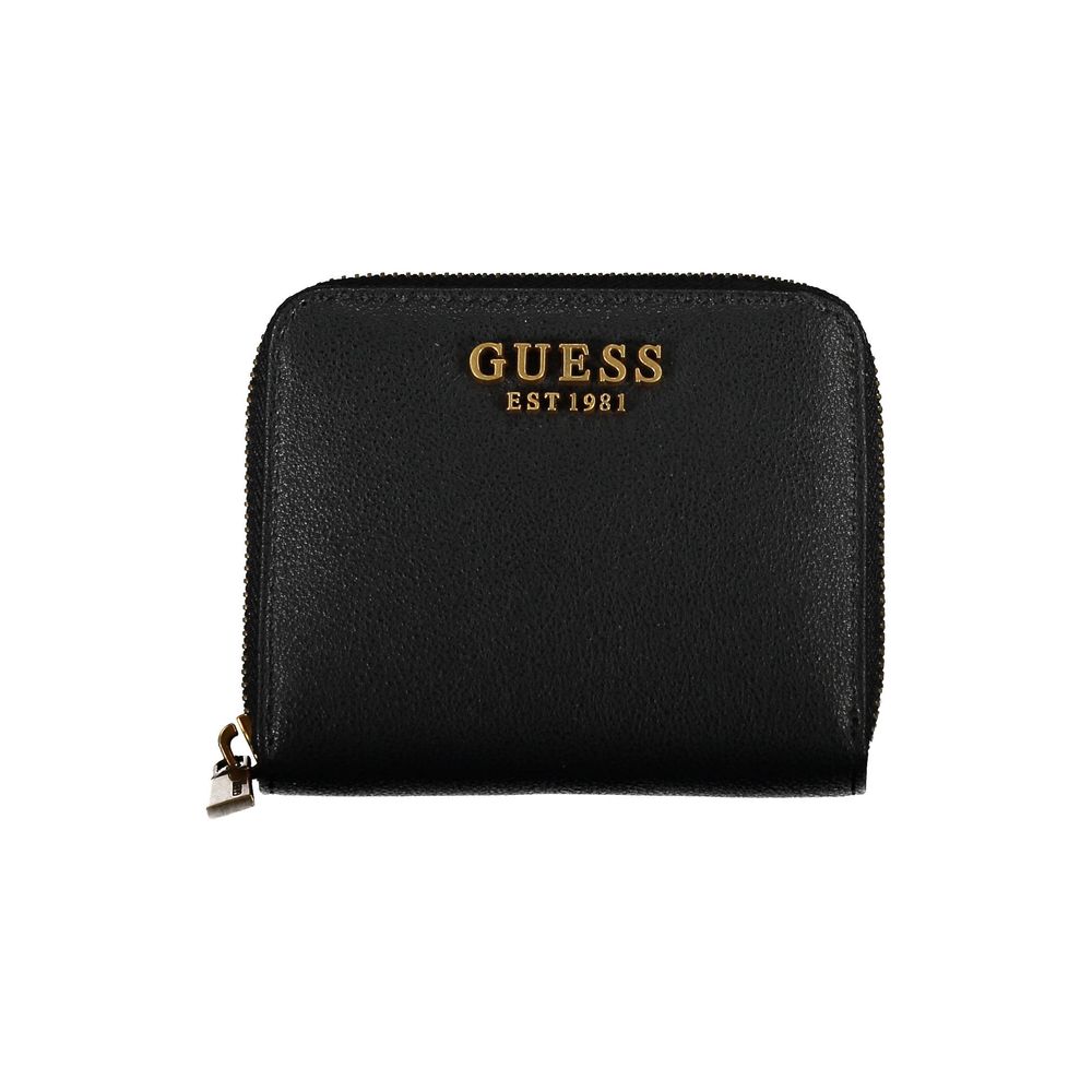 Guess Shoes Black Polyethylene Wallet