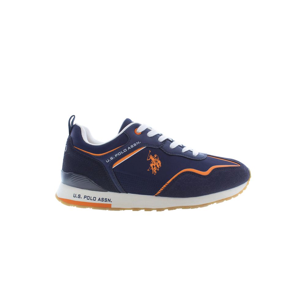U.S. Polo Assn. Blue Polyester Sneaker
