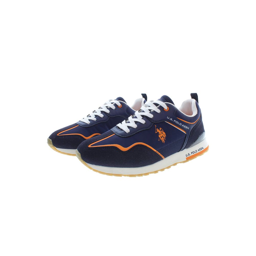 U.S. Polo Assn. Blue Polyester Sneaker