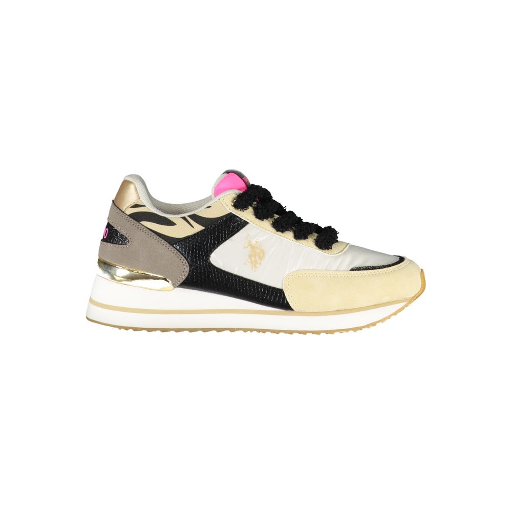 U.S. Polo Assn. Beige Polyester Sneaker