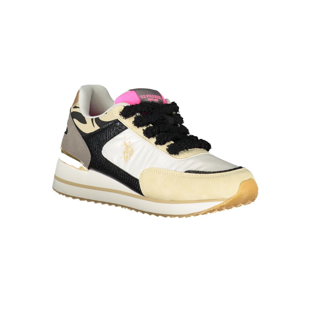 U.S. Polo Assn. Beige Polyester Sneaker