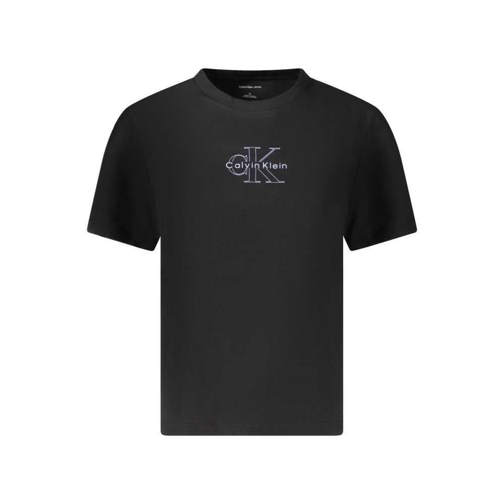 Calvin Klein Black Cotton Tops & T-Shirt