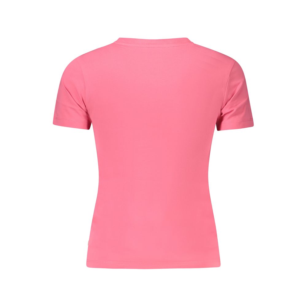 Guess Shoes Pink Cotton Tops & T-Shirt
