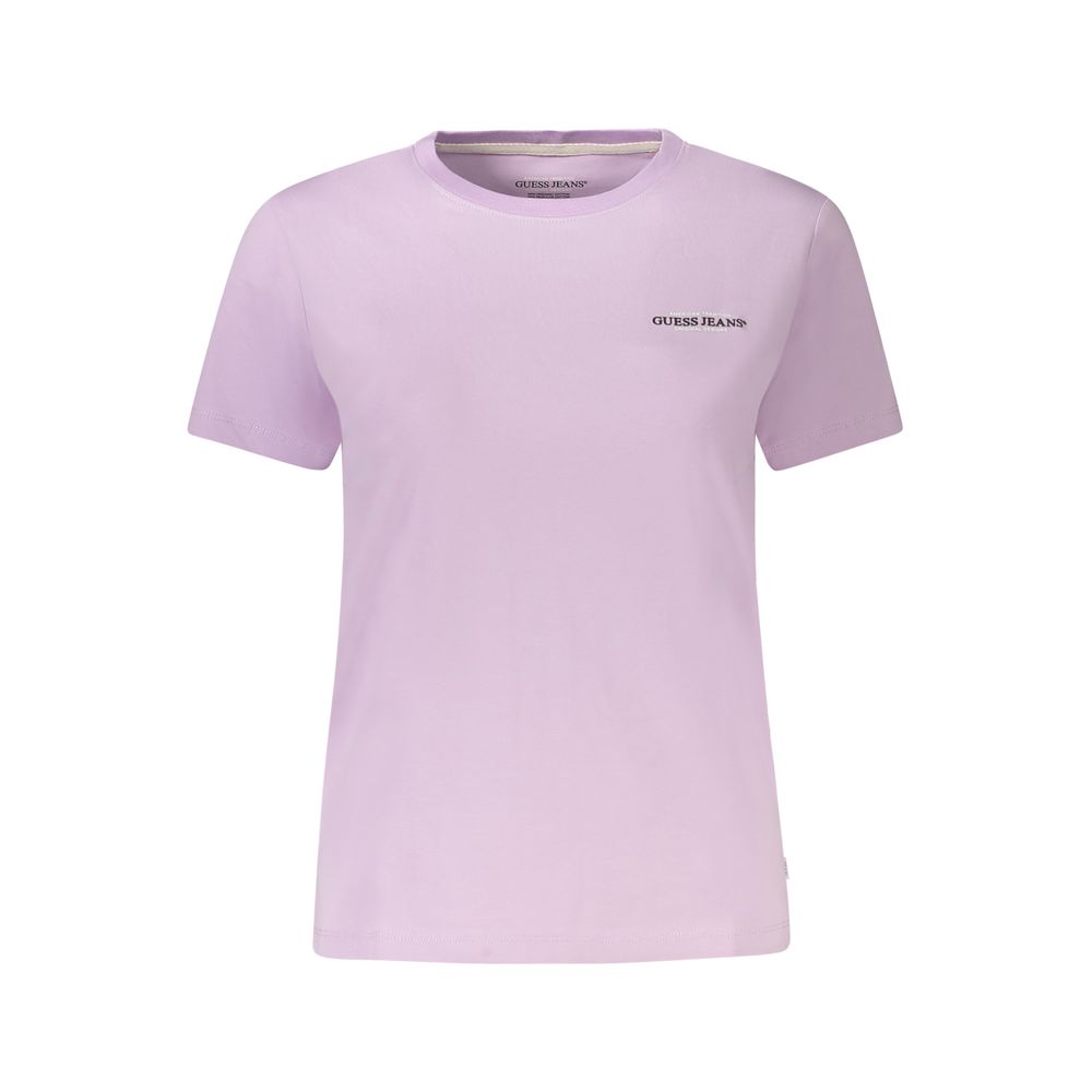 Guess Shoes Purple Cotton Tops & T-Shirt