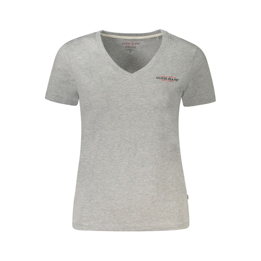 Guess Shoes Gray Cotton Tops & T-Shirt