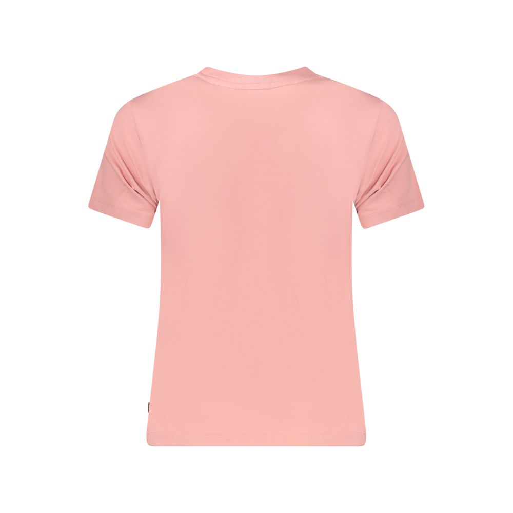 Guess Shoes Pink Cotton Tops & T-Shirt