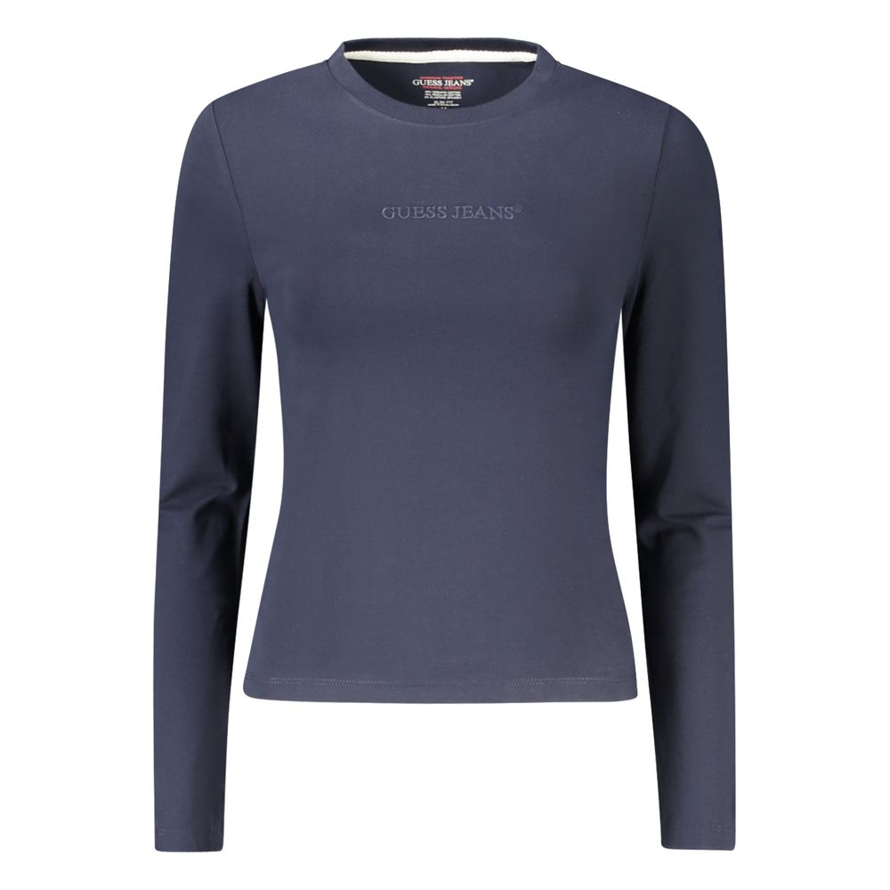 Guess Shoes Blue Cotton Tops & T-Shirt