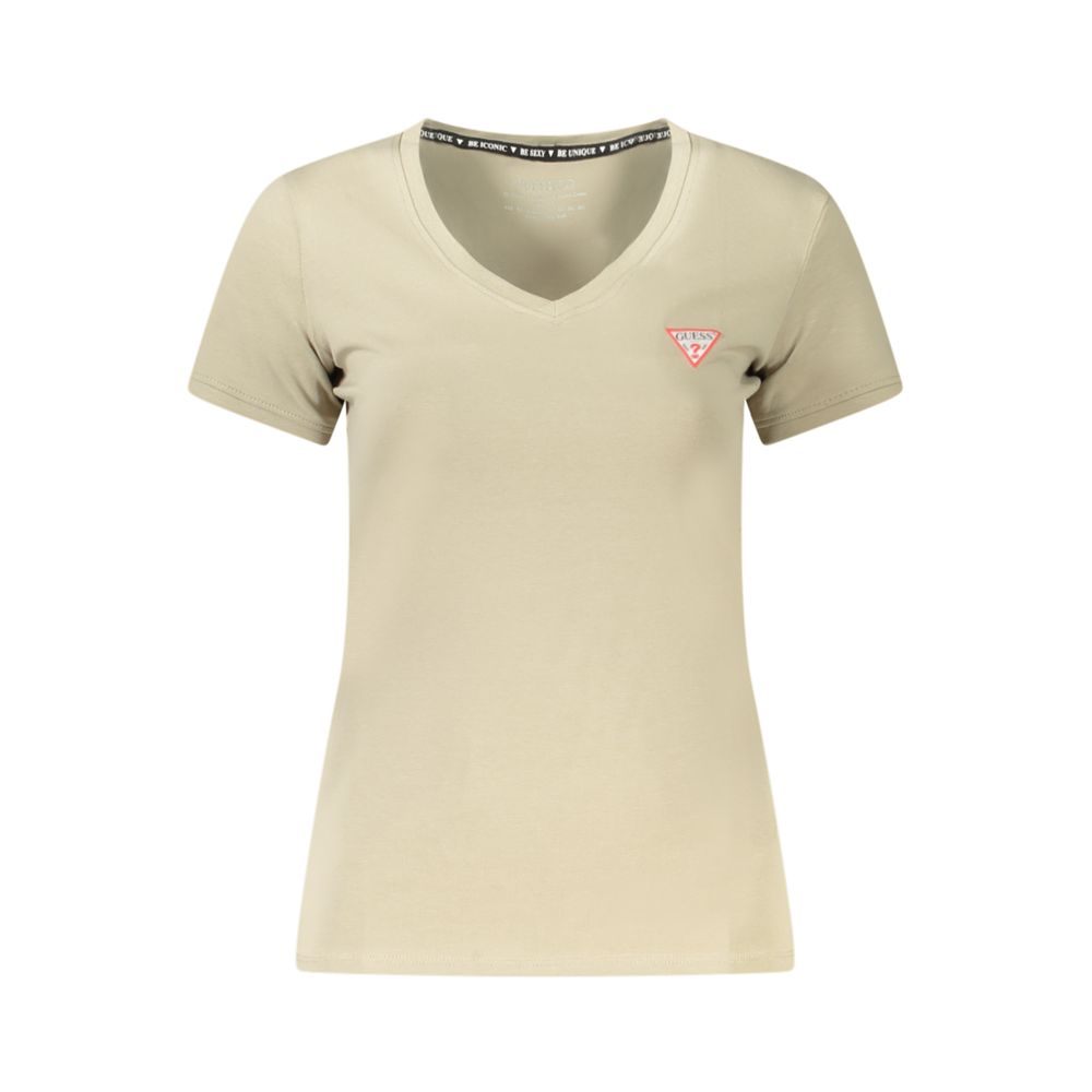 Guess Shoes Green Cotton Tops & T-Shirt