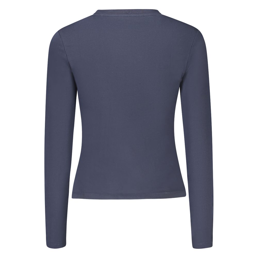 Guess Shoes Blue Cotton Tops & T-Shirt
