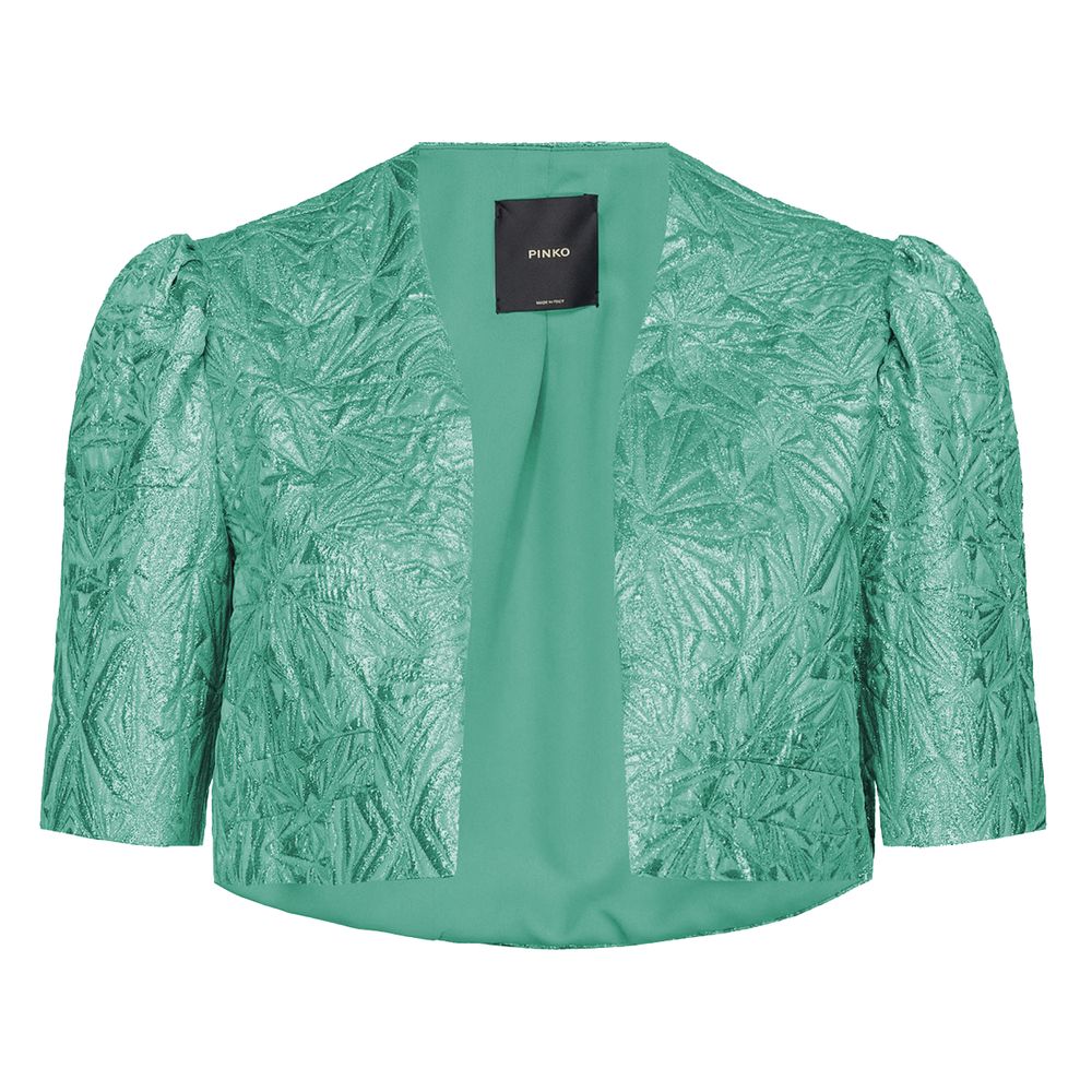 Pinko Green Polyester Women Shrug