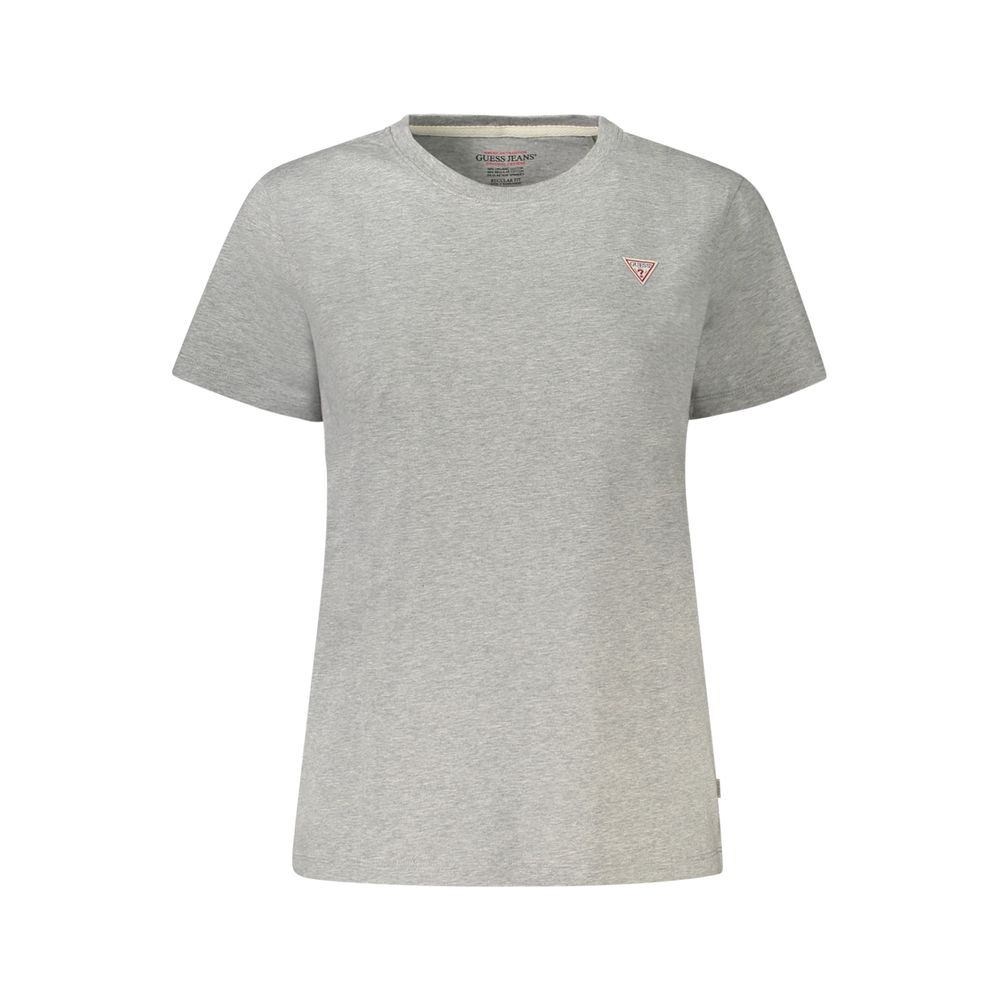 Guess Shoes Gray Cotton Women T-Shirt