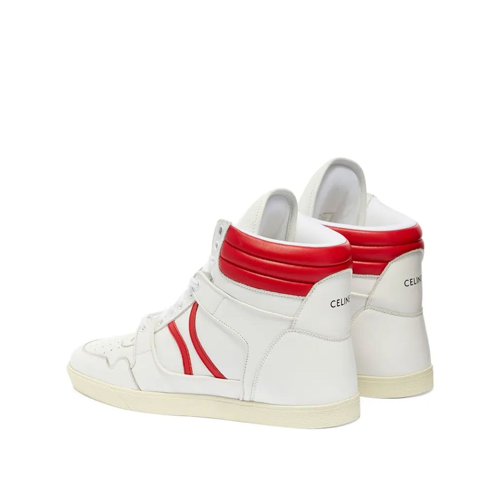 CELINE Break Mid Leather Sneakers
