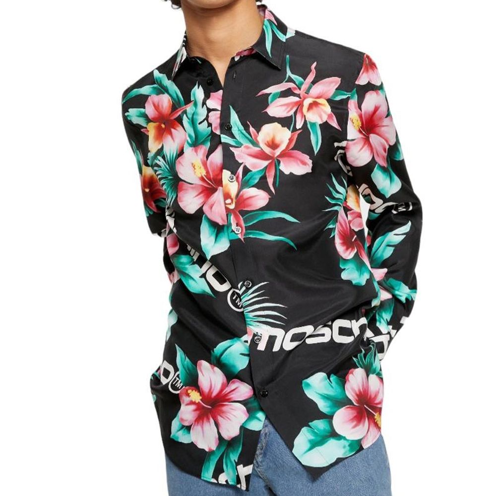 Moschino Couture! Silk Printed Shirt