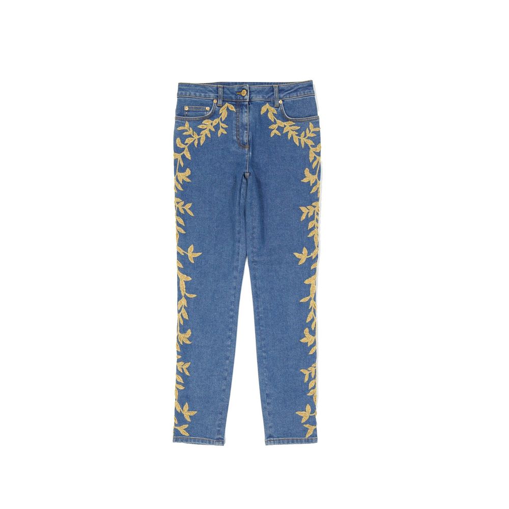 Moschino Couture! Cotton Denim Jeans