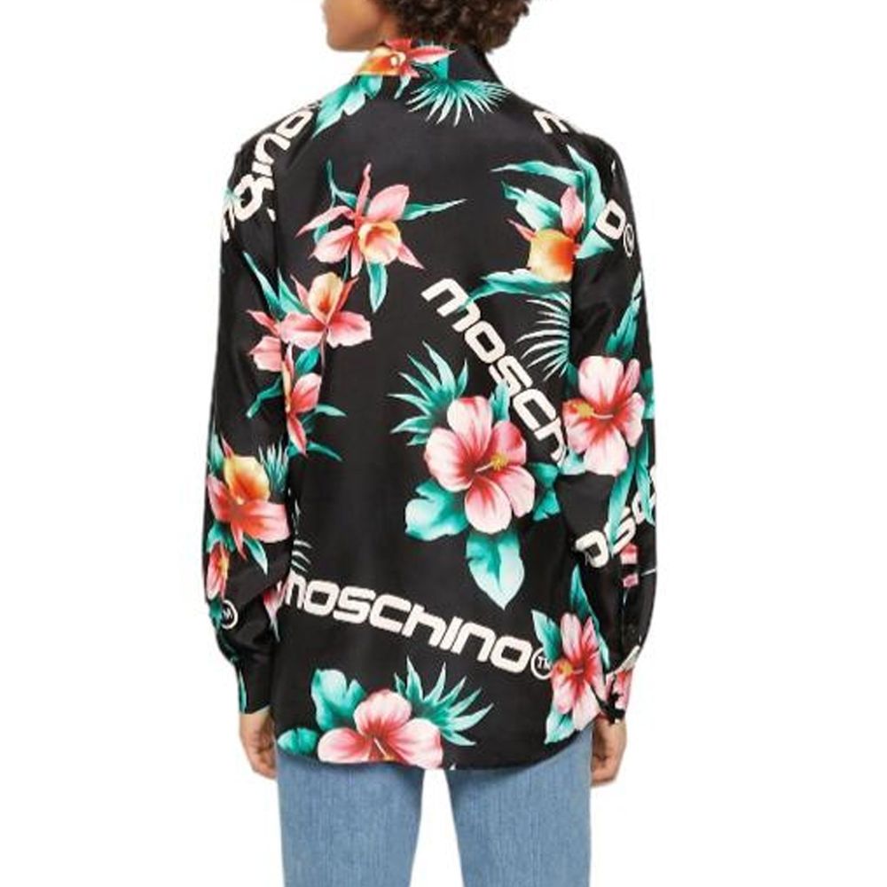 Moschino Couture! Silk Printed Shirt
