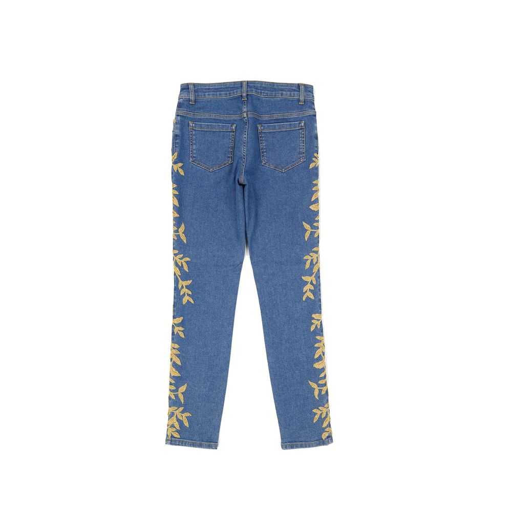 Moschino Couture! Cotton Denim Jeans
