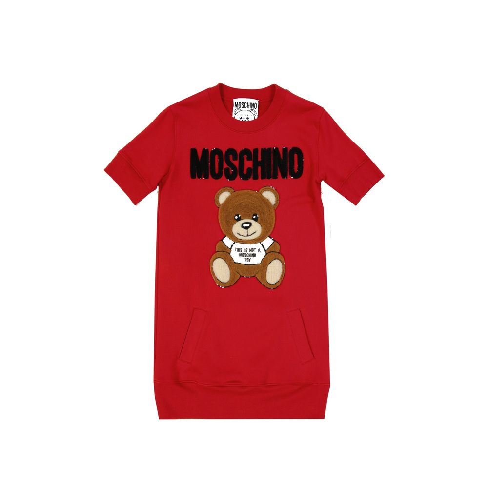 Moschino Couture! Cotton Teddy Dress
