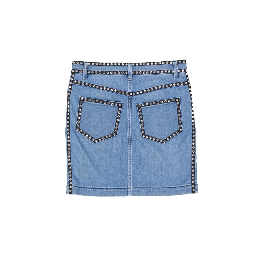 Moschino Couture! Cotton Denim Skirt