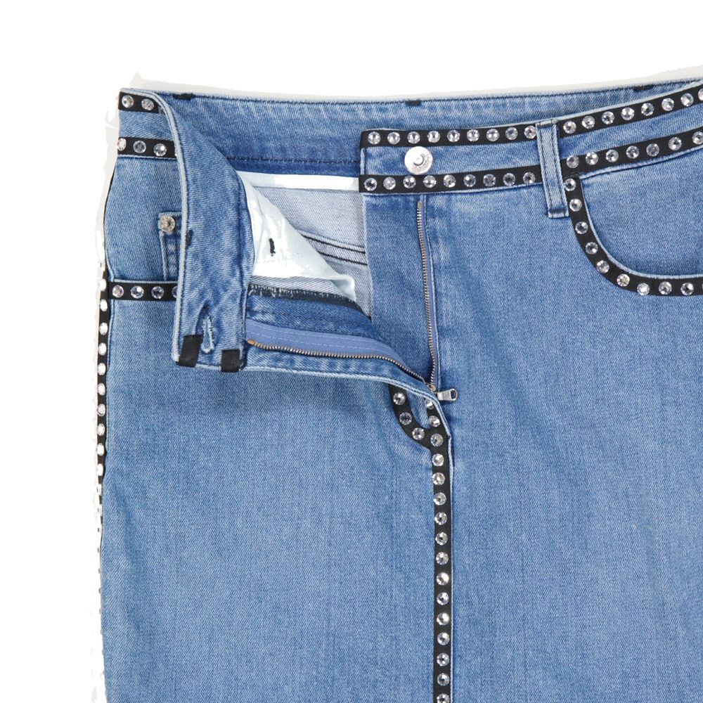 Moschino Couture! Cotton Denim Skirt