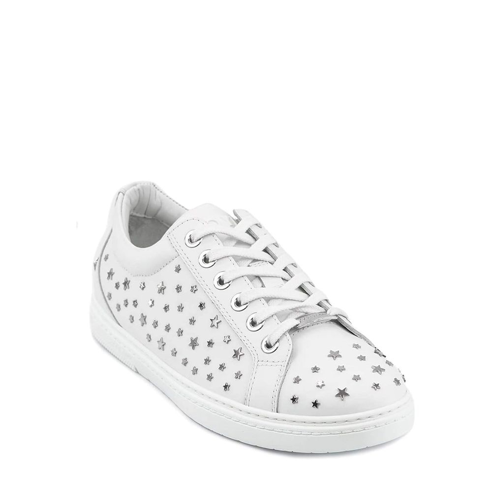 Jimmy Choo Eyewear Cash Star Leather Sneakers