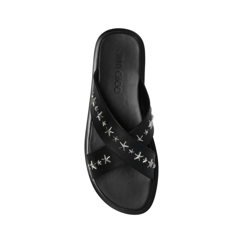 Jimmy Choo Eyewear Palmo Leather Sandals