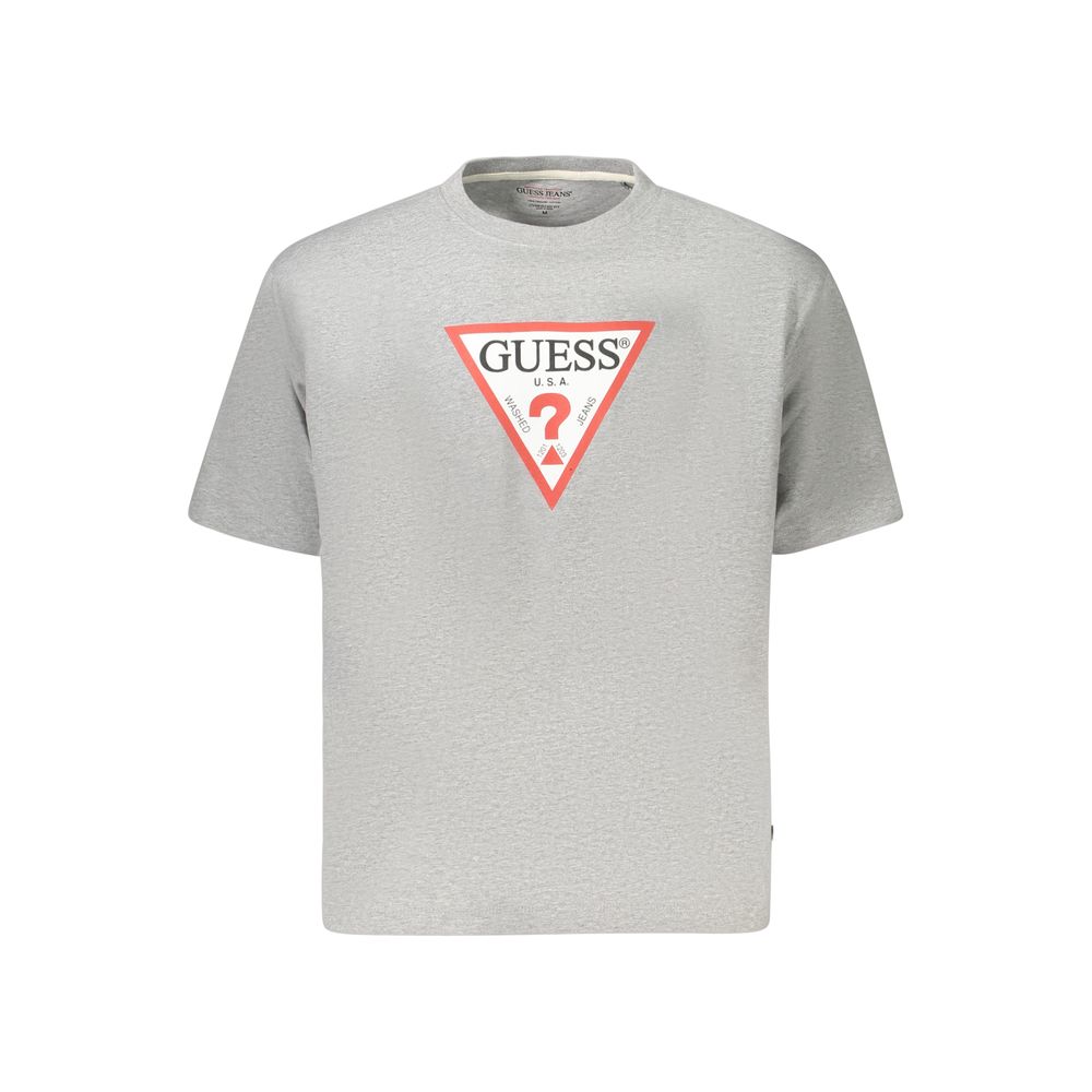Guess Shoes Gray Cotton Women T-Shirt