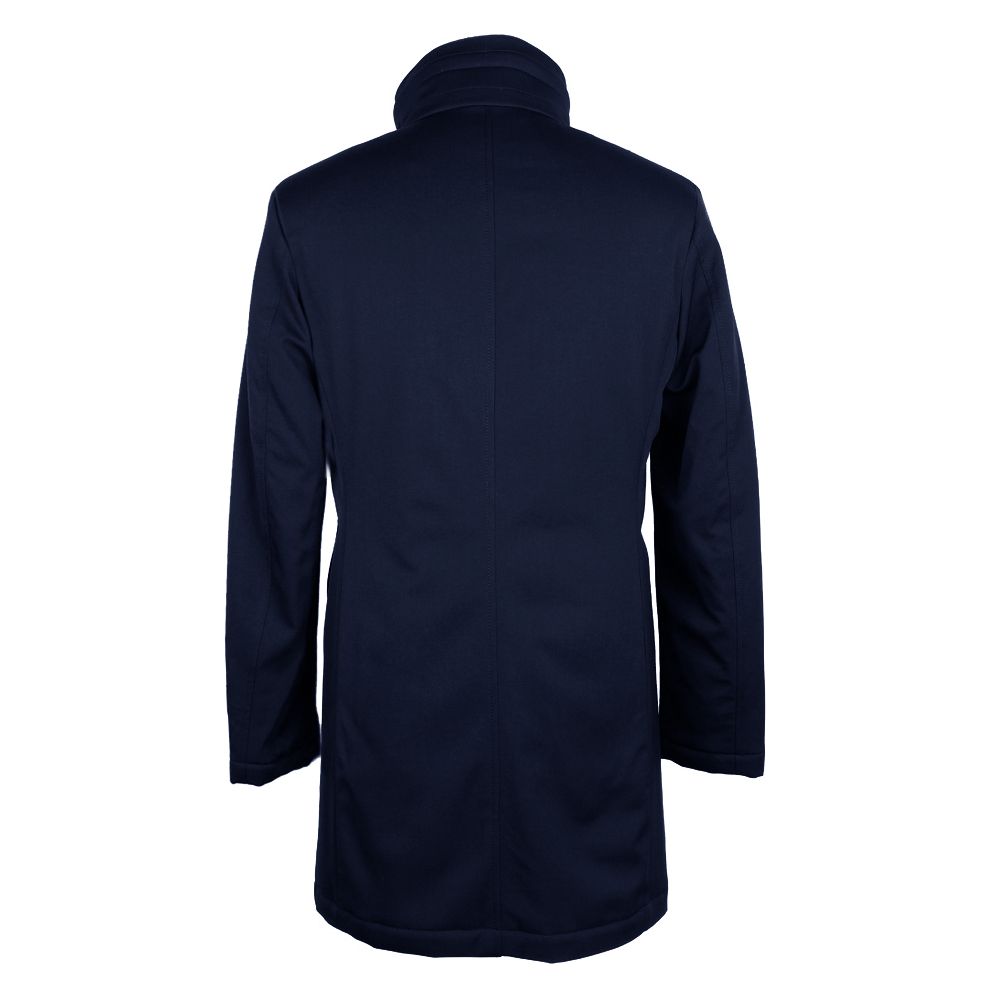 Made in Italy Blue Wool Men Jacket